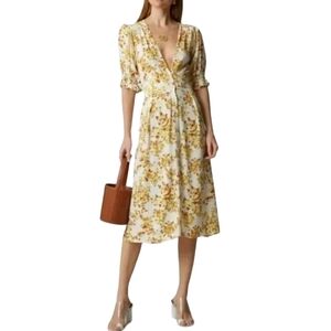Faithfull The Brand Rafa dress in Goldie Floral print. Size M.